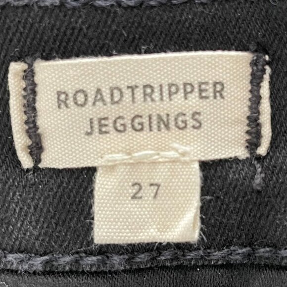 Madewell Road Tripper Jeggings 5 Pocket Jeans Black Sz 27 - no fabric tag - Picture 10 of 13